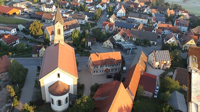 Blick auf Wassermungenau